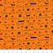 Fabric Traditions Halloween Orange Happy Halloween Home Décor Fabric